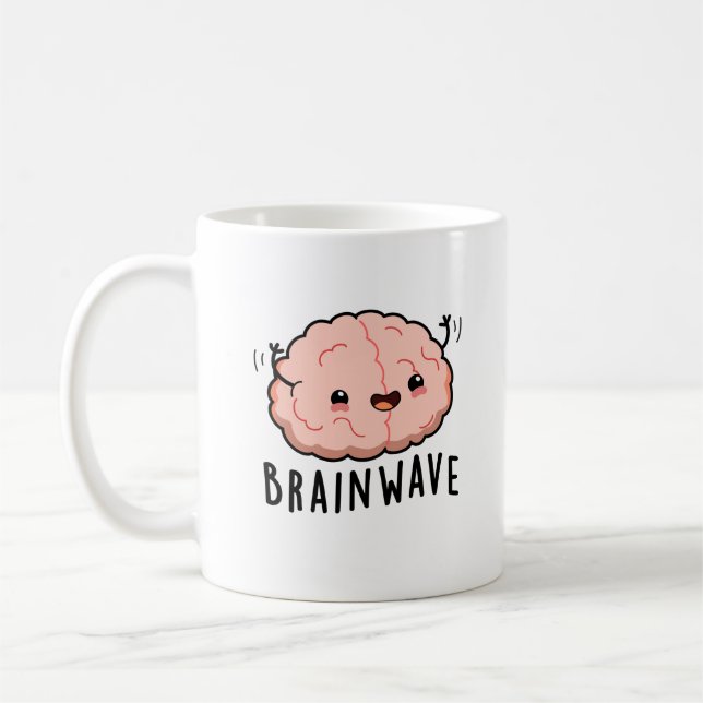 Mug Jeu d'anatomie amusant de la vague cérébrale (Gauche)