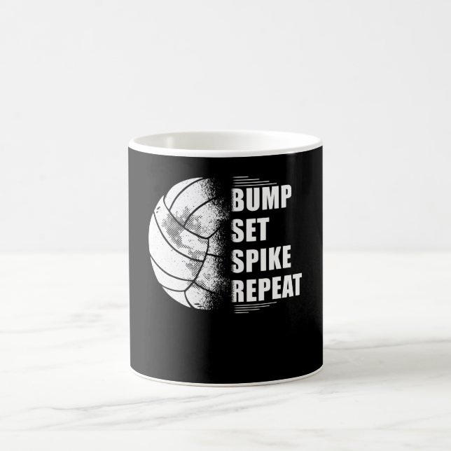 Mug Jeu de bosses de volleyball Spike Répétition (Centre)