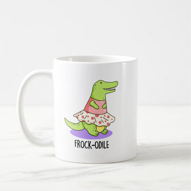 Mug Jeu de crocodile amusant de roche-odile (Gauche)
