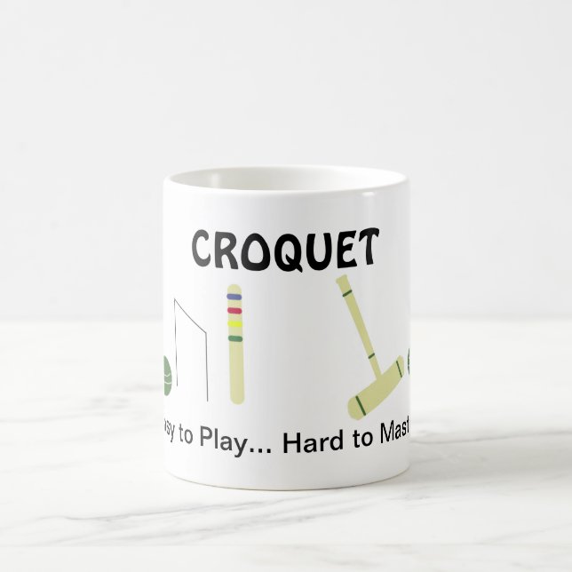 Mug Jeu de Croquet avec dire (Centre)