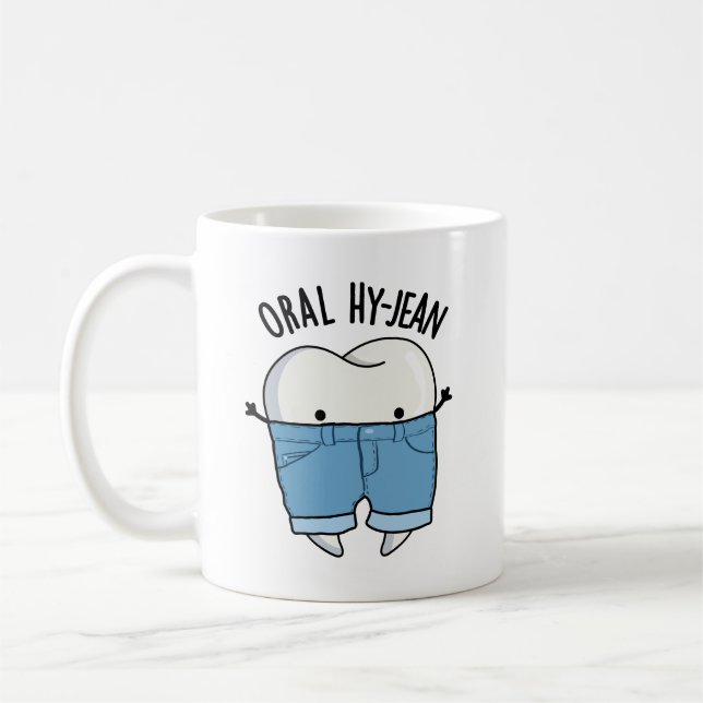 Mug Jeu de dents amusant Hy-jean Oral (Gauche)