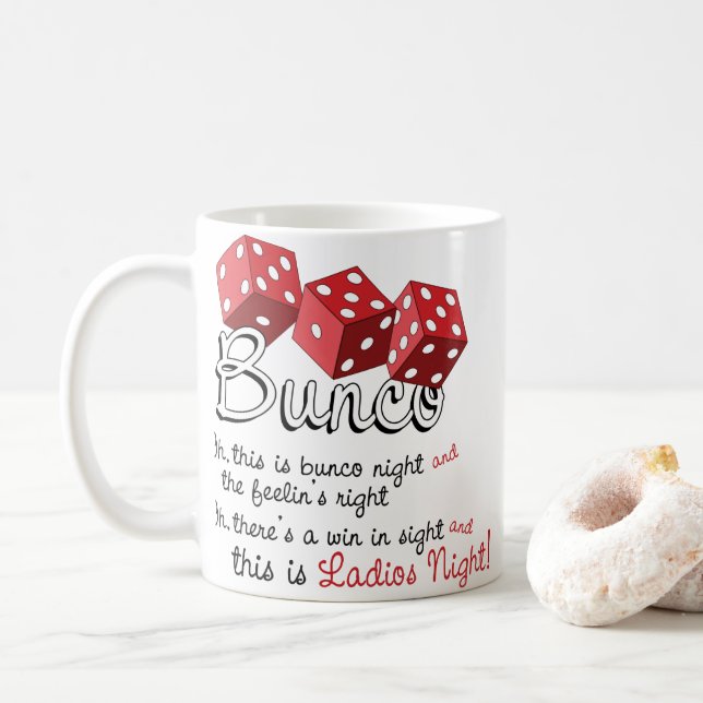 Mug Jeu de dés Bunco (Avec donut)