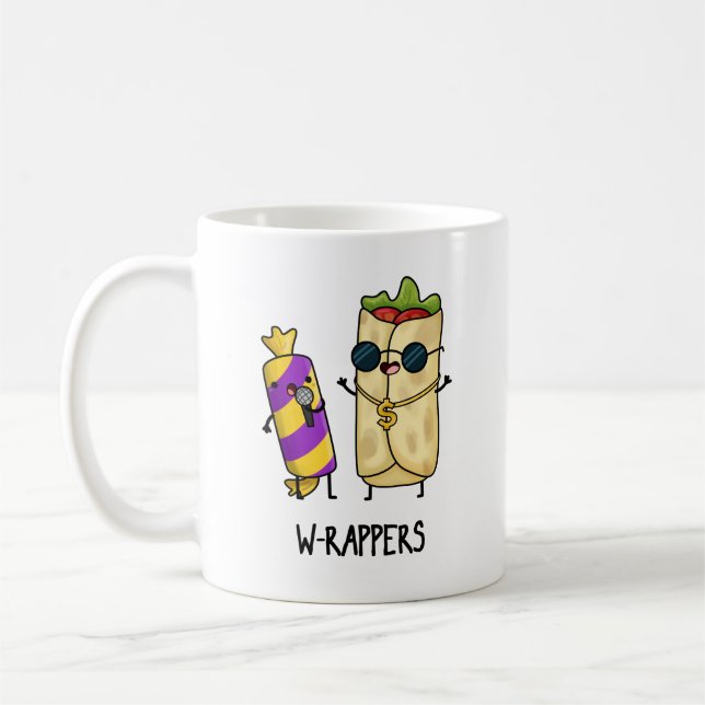 Mug Jeu de nourriture amusant pour rappeurs W (Gauche)