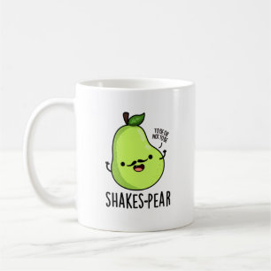 Mug Jeu de poire de tremblement Funny Pear Fruit Pun