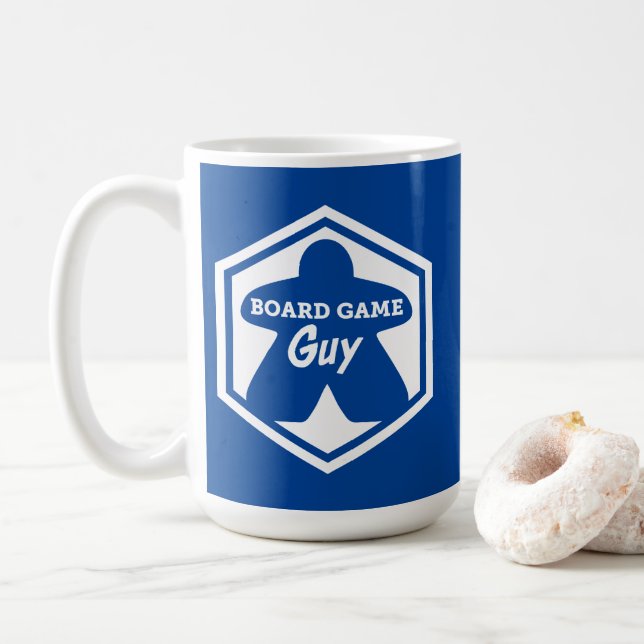Mug Jeu de société Guy White Frame Musique (Avec donut)