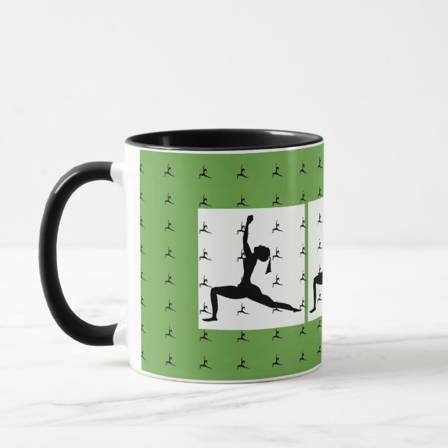 Mug Jeu de Yoga amusant Conception combo Café Mug/ Cou (Gauche)