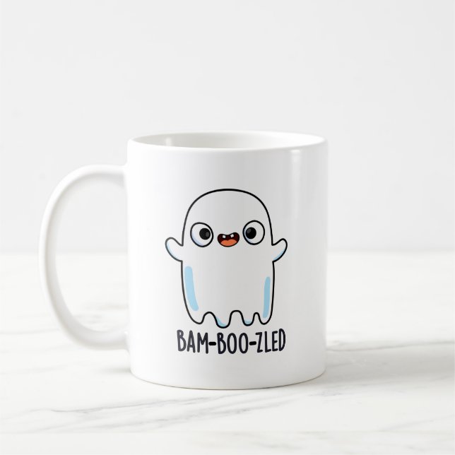 Mug Jeu d'Halloween amusant et confus de Bam-boo-zled (Gauche)