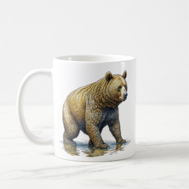 Mug Jeu d'ours et de café (Gauche)