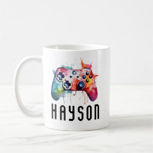 Mug Jeu Enfants personnalisés   Jeu vidéo de nom perso