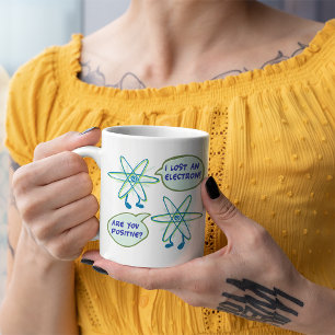 Mug Jeu positif d'électrons