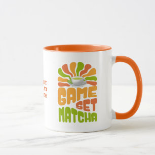 Mug JEU SET MATCHA Fun Latte Boisson