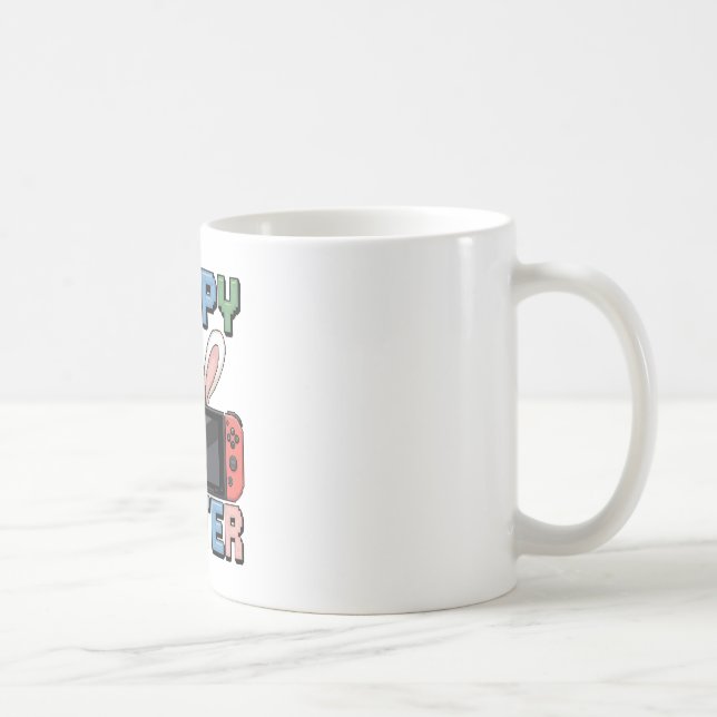 Mug Jeu Vidéo Pâques Bunny Contrôleur de jeu Gamer (Droite)