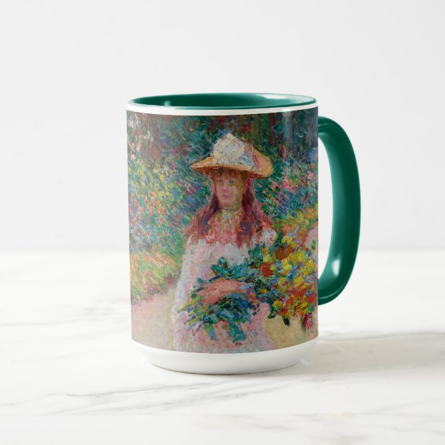 Mug Jeune fille dans le jardin de Giverny, 1888 (Devant droit)