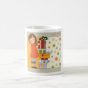 Mug Jeune fille Joyeux anniversaire