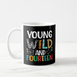 Mug Jeune Fille Sauvage Et Quatorze 14e Anniversaire G