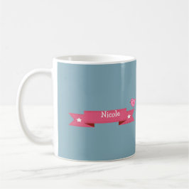 Mug Jeune fille skieuse | Nom personnalisé Cadeau de N