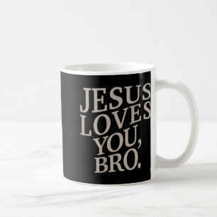 Mug Jeune Jésus vous aime Bro Amusant Christian Garçon