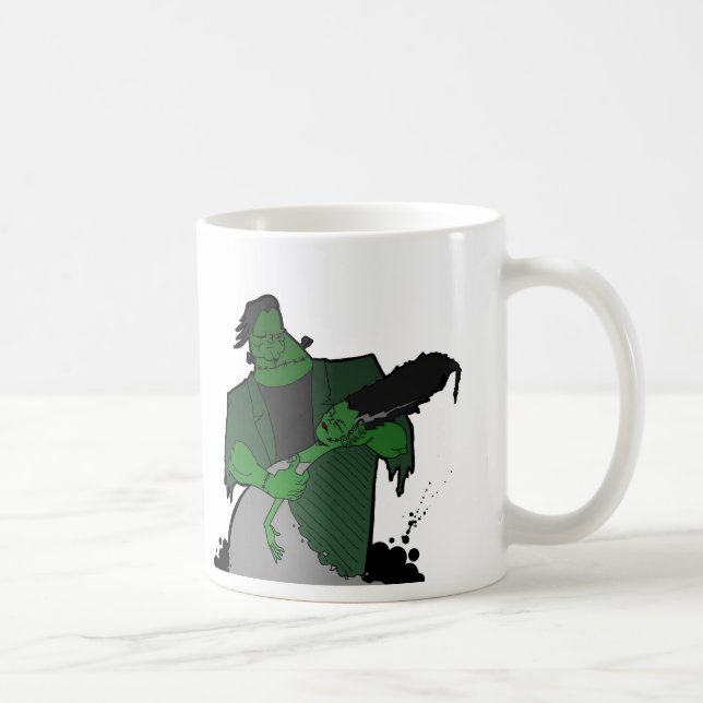 Mug Jeune mariée de Frankenstein (Droite)