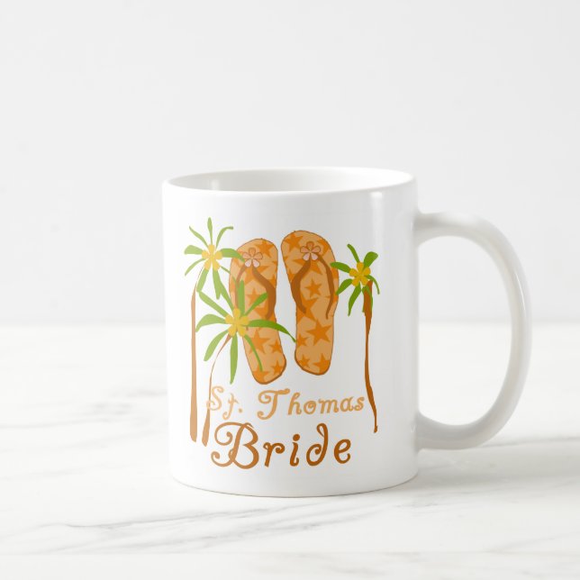 Mug Jeune mariée de St Thomas de bascules (Droite)