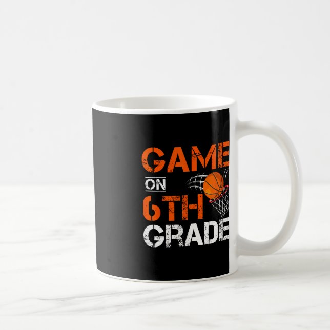 Mug Jeux Amusants Sur Le Basket De 6E Année Premier Jo (Droite)