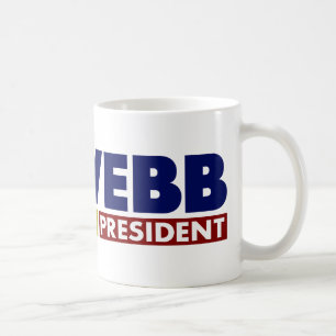 Mug Jim Webb pour le président V1