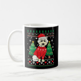 Mug Jindo coréen Arbre de Noël Jindo maman chien