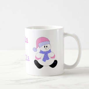 Mug Jingle Snowman en rose