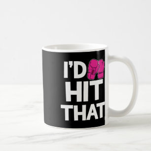 Mug J'irais bien frapper avec ces gants roses drôles d