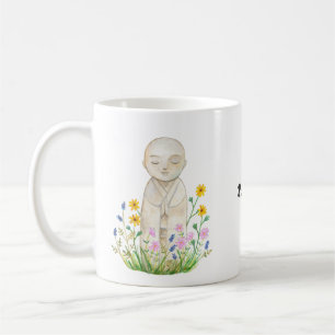 Mug Jizo Bouddha Spirituel Calm Serenity Nom personnal