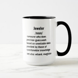 Mug Joaillier drôle Définition cadeaux pour hommes fem