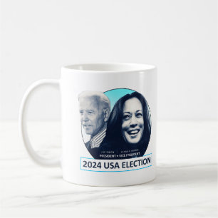 Mug Joe Biden et Kamala Harris ÉLECTION 2024 USA