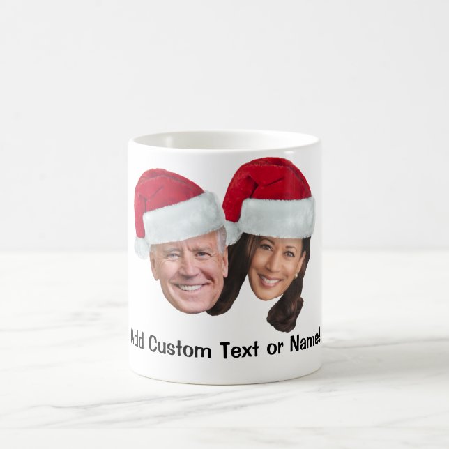 Mug Joe Biden Kamala Harris 2020 avec Santa Hats (Centre)