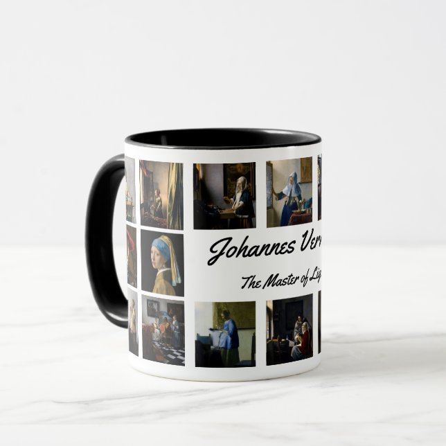 Mug Johannes Vermeer - Grille des chefs-d'oeuvre (Devant gauche)