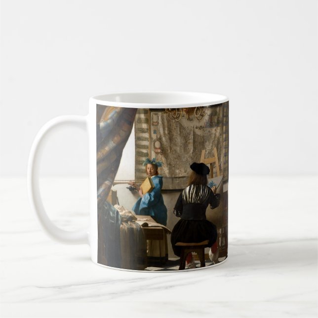 Mug Johannes Vermeer - L'Allégorie de la Peinture (Gauche)