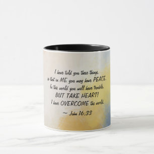Mug John 16:33 J'ai surmonté le monde