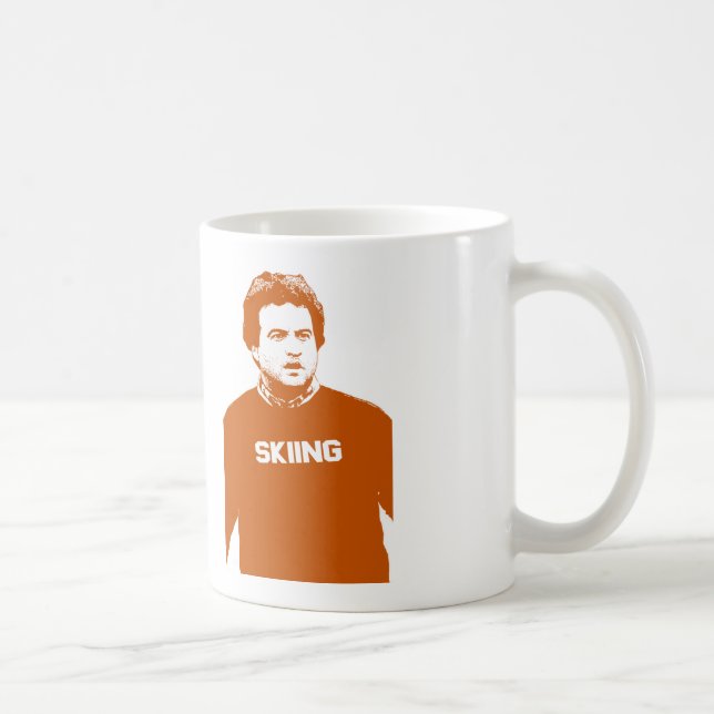 Mug John Belushi Skiing (Droite)