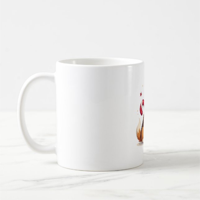 Mug Joie de Corgi Candy Cane (Gauche)