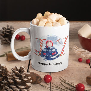 Mug Joie de Noël mignonne Photo personnalisée