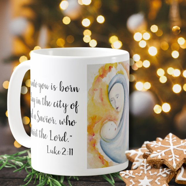 Mug Joie religieuse au monde Écriture Noël (Créateur téléchargé)