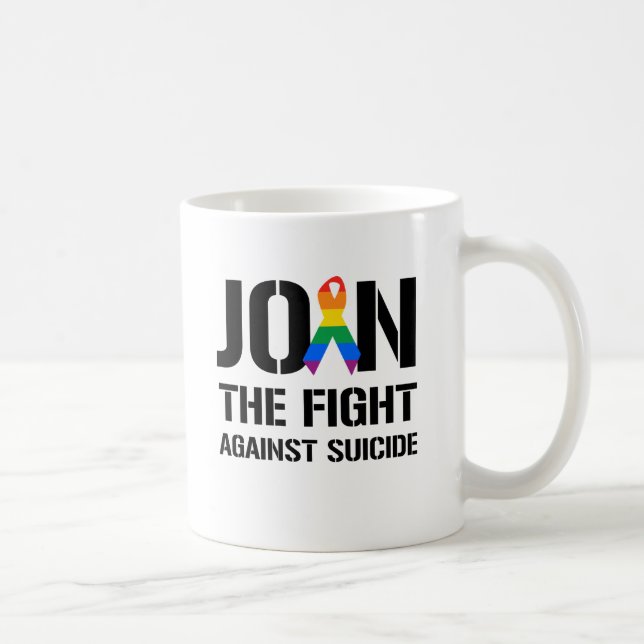 Mug Joignez le combat contre le suicide gai (Droite)