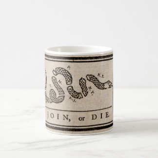 Mug Joignez ou mourez bande dessinée politique par
