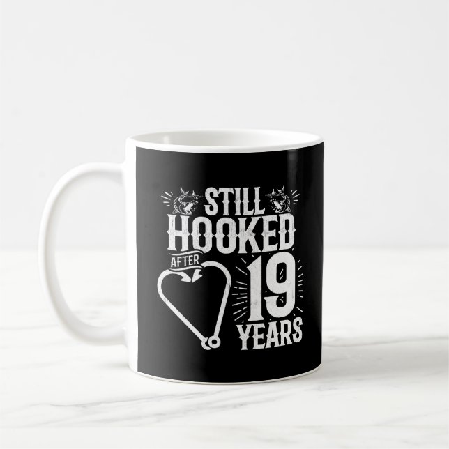 Mug Joli 19e Anniversaire de Mariage pour les Couples  (Gauche)