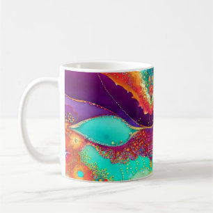 Mug Joli Art De La Plage Abstrait