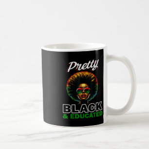 Mug Joli Autocollant Noir Et Éduqué