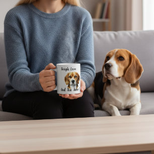 Mug Joli beagle brun