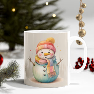 Mug Joli Bonhomme de Neige Laissez Tomber la Neige