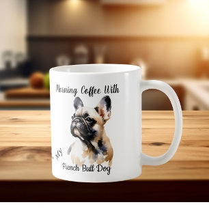 Mug Joli Brun Sableux Bouledogue Français Personnalise