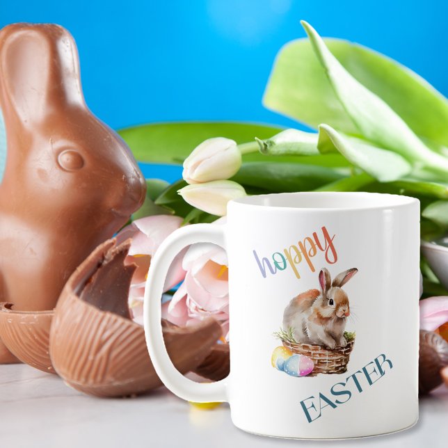 Mug Joli Bunny Aquarelle de Pâques (Créateur téléchargé)