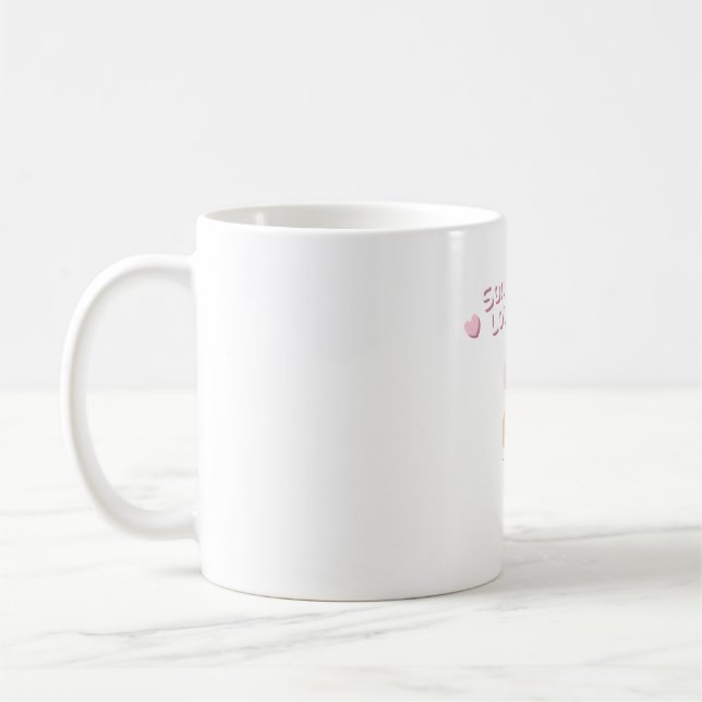 Mug Joli Bunny Vous Aime, Valentines Day Pun Humo (Gauche)