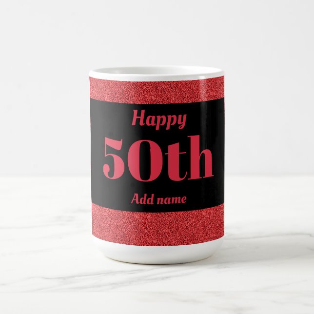 Mug Joli cadeau d'anniversaire personnalisé et élégant (Centre)